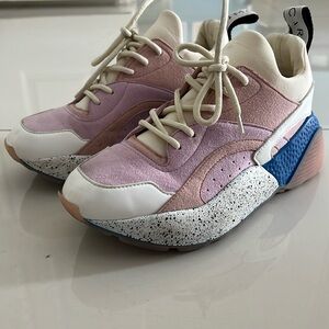 Stella McCartney Multicolor Faux Leather, Faux Suede and Fabric Eclypse Size 36